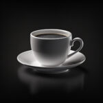 White cup of coffee